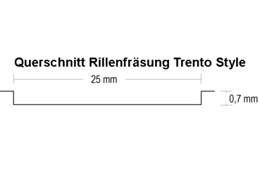 Designtür Trento Style SF5 mit Lichtausschnitt 008S