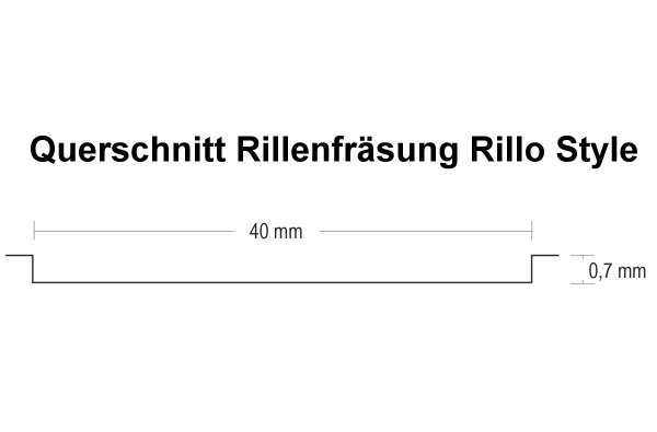 Designtür Rillo Style MO3 mit Lichtausschnitt 008M